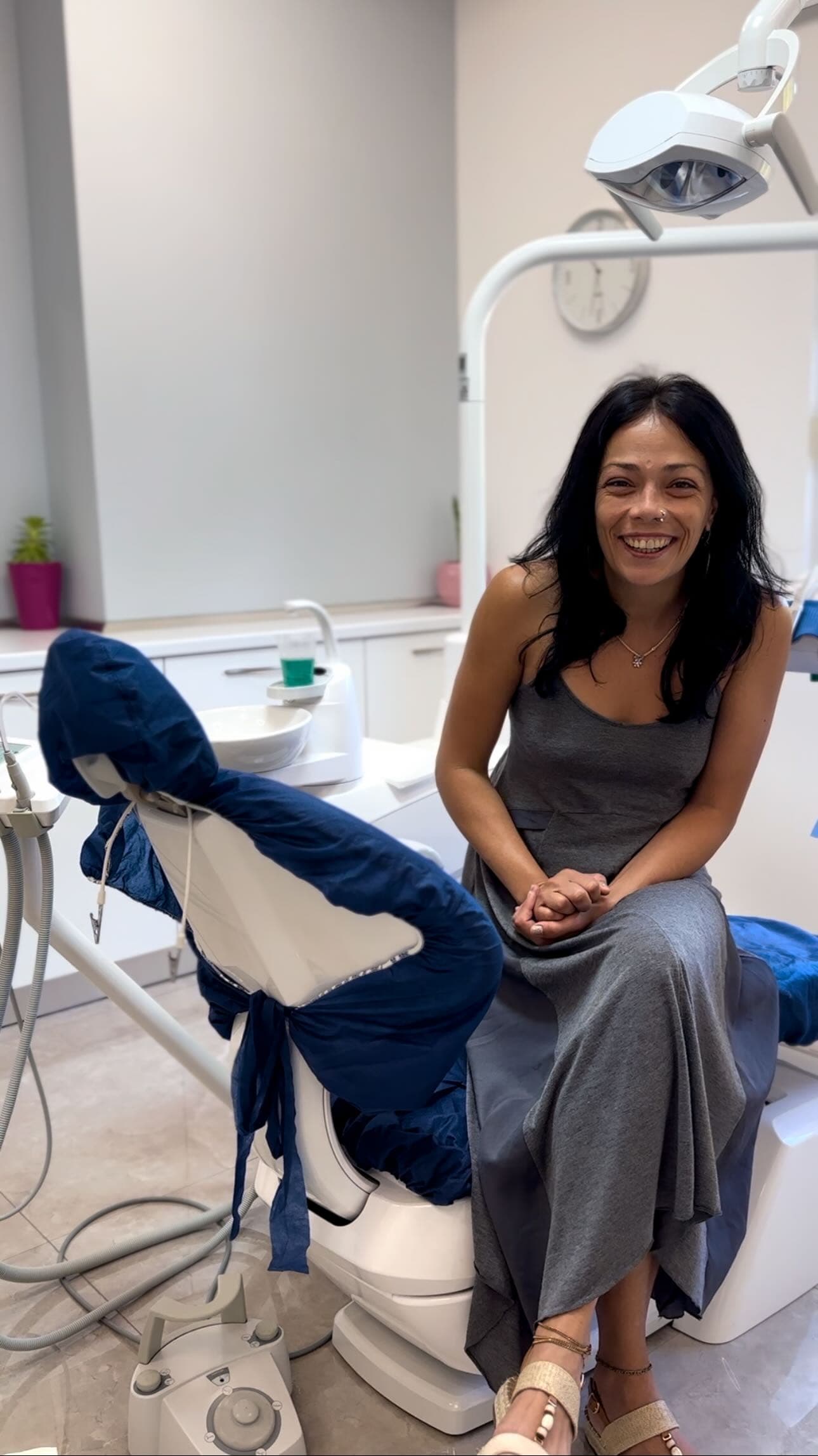 Happy patient after treatment